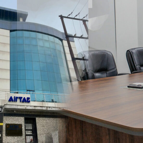 Airtac corporate office building and conference room showcasing professional pneumatic automation solutions.